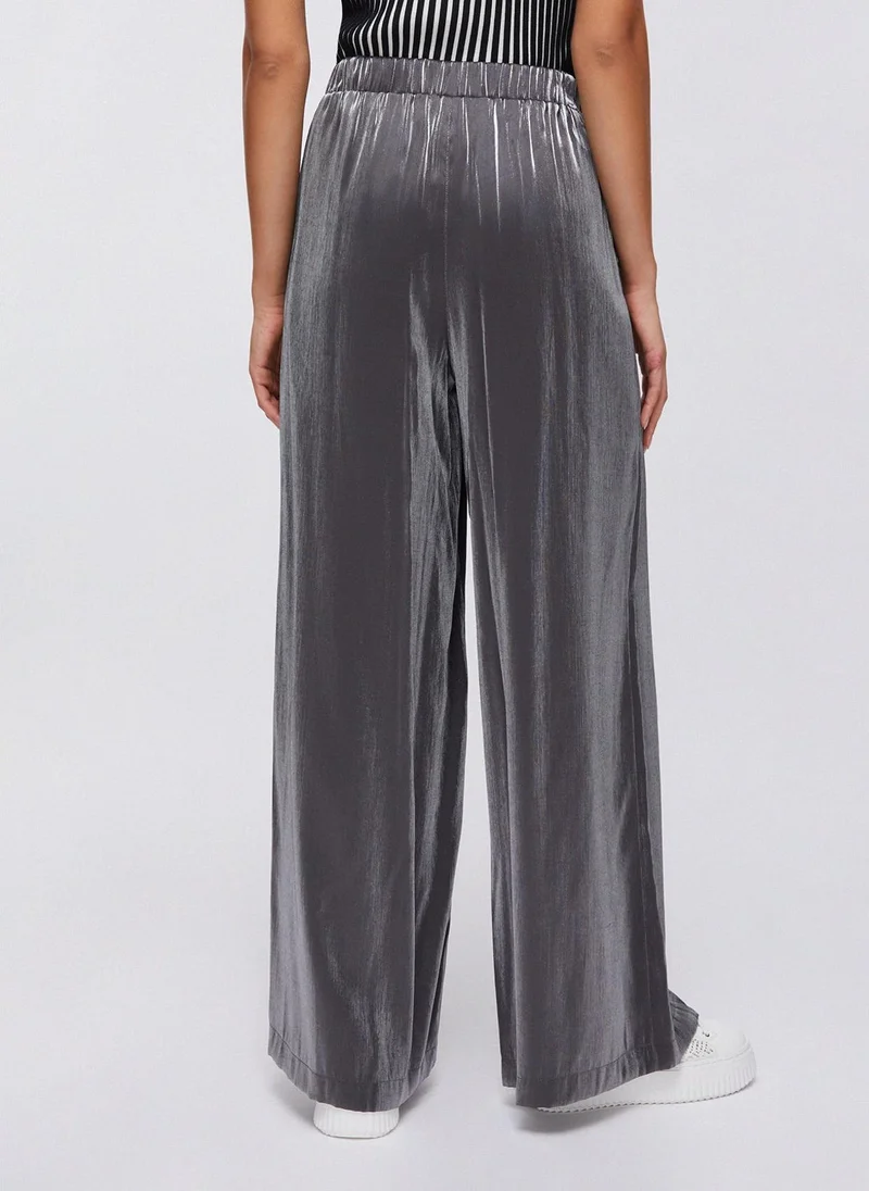 Liu Jo Laminated flared trousers